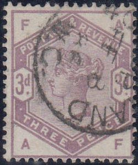 30690 1883 3D LILAC (SG191) VERY FINE USED.