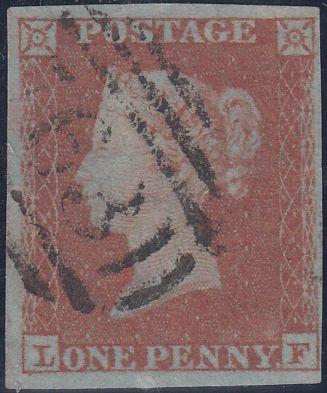 31401 - PL.167 (LF)(SG8). A good used 1853 Die 1 1d pl. 1...