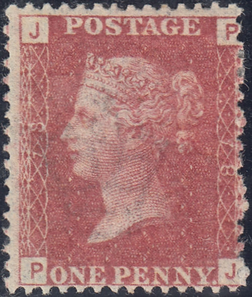 31840 - 1858 1d plate 78(PJ)(SG 43). A good o.g. example lett...