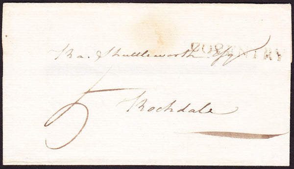 35943 - 'COVENTRY' STRAIGHT LINE HAND STAMP (WA90). Undat...
