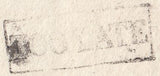 36263 - 1827 YORKS/'TOO LATE' HAND STAMP OF HULL (YK1597). Letter Hull to Wymondham (Norfolk) with good ...