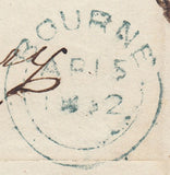 38109 1D IMPERF PL.122 (OA) LAVENDER TINTED PAPER (SG 8 ...