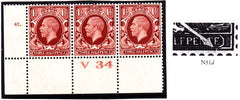 39170 - 1934 1½d (SG 441). A fine o.g. cylinder 42 dot Con...