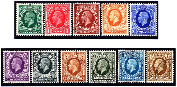 39177 - 1934 PHOTOGRAVURE ISSUE (SG 439-449) FINE USED SET. A fine used set 1934 photogravure set of 11 values.