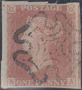 39380 1842 1D PL.24 (SG8)(NA).