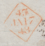 40757 - LONDON MALTESE CROSS ON COVER/PL.30(HL)(SG8). Wrapper