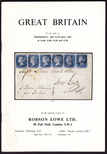 43934 - ROBSON LOWE GREAT BRITAIN SPECIALISED 1967 25th Ja...