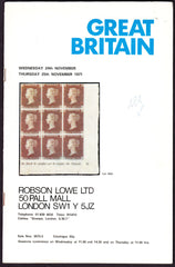43958 - ROBSON LOWE GREAT BRITAIN SPECIALISED 1971 24th-25...