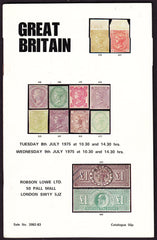 43979 - ROBSON LOWE GREAT BRITAIN SPECIALISED 1975 8th-9th...
