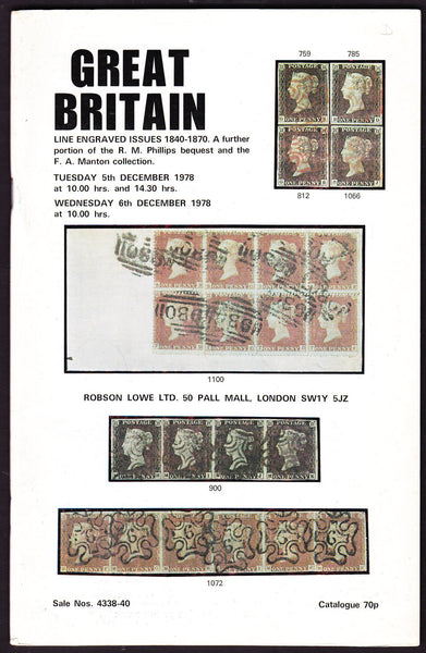 44000 - ROBSON LOWE GREAT BRITAIN SPECIALISED 1978 5th and 6...