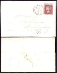 47991 - LEEDS/PL. 2 (RE) . 1855 wrapper Leeds to Hull with die...