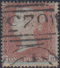 49592 - 1D.PL.181 (TH) S.C.16 (SG 17). A good used 1854 ex...