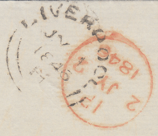 50593 - PLATE 60 (JJ)(SG8) ON COVER. 1846 wrapper Liverpool to Lond...