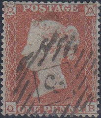 50944 - PL.179(QB)(SG17). Good used 1854 Die 1 pl. 179 S.C.16 (SG17) letter...