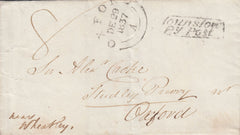 51716 - 1837 MIDDLESEX/'HOUNSLOW PENNY POST'(MX129) Wrapper from Hounslow to Oxford wi...