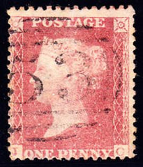 52252 - 1862 die II reserve plate 16 (SG 40b). Good used e...