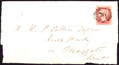 52292 - 1857 transitional shade - pale red on cream toned ...