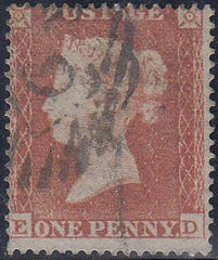 52505 - PL. 162 (ED)(SG17). Used 1854 1d pl.162 S.C.16 let...