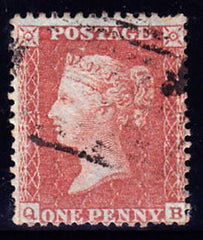 52607 - 1855 die II 1d pl. 20 (QB) (Spec. C6). A good us...