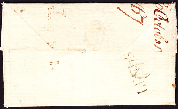 53299 - 1767 letter Leeds to Lincoln's Inn, London with go...