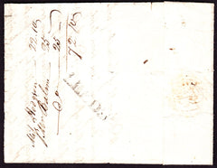 53306 - 1780 letter Leeds to Bradford with fair strike of ...