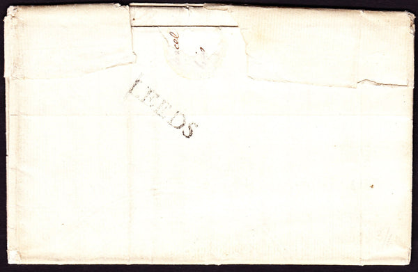 53308 - 1782 LEEDS HAND STAMP (YK1758). Entire Leeds to Pontefract (some imperfection...