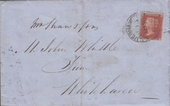 54398 - 1856 WOLVERHAMPTON SPOON TYPE B (RA126)/PL.30 (HI)(SG29).