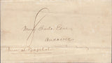 54683 - 1833 HANTS/ALRESFORD UDC/'TURN AT BAGSHOT'. Wrapper addressed to Andover. On r...