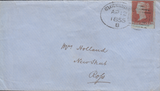 54823 - GLOUCESTER SPOON (RA 37)/PL.195 (TF). 1855 envelope Gloucester...