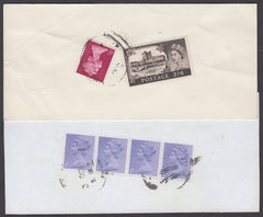 55192 - 1966 'Post Office Receipt' with 2/6d castle and 6d...