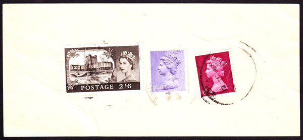 55193 - 1968 'Post Office Receipt' with 2/6d castle and 6d...