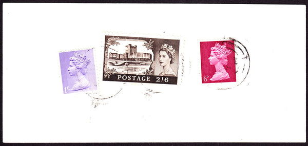 55206 - 1969(?) 'Post Office Receipt' with 2/6d castle and...