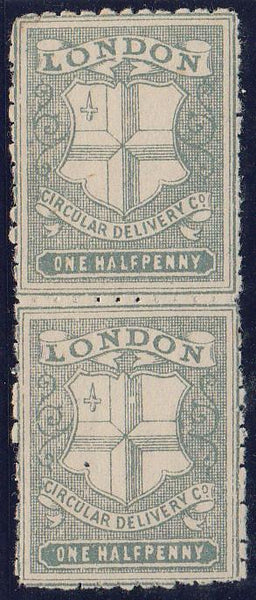 56825 - CIRCULAR DELIVERY COMPANY. 1866 London and Metropoli...