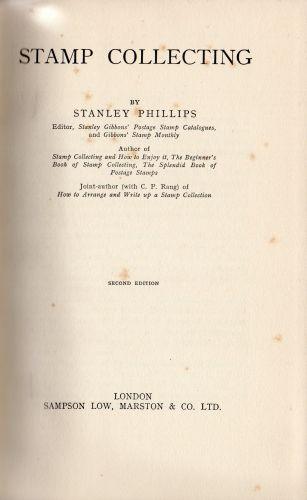 57446 - 'STAMP COLLECTING' by Stanley Phillips. A good copy ...