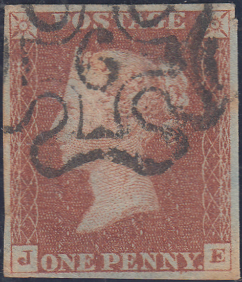 58489 - LONDON NO. '6' IN MALTESE CROSS (SPEC. B1uf)/PL.35 (JE)(SG8).