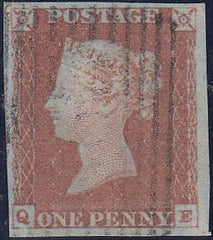 58558 - 1846 1d PL.69 (QE)(SG 8). Fine used lettered QE wi...