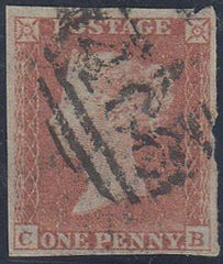 58885 - Pl.162(CB)(SG8). 1853 1d pl. 162, good used letter...