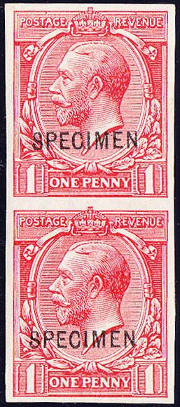 59247 - 1914 1d red (SG 357). A good unmounted o.g. vertic...