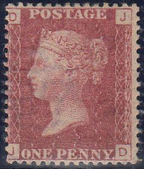 59814 - 1871 1d plate 146 (JD)(SG 43). A good o.g. example...