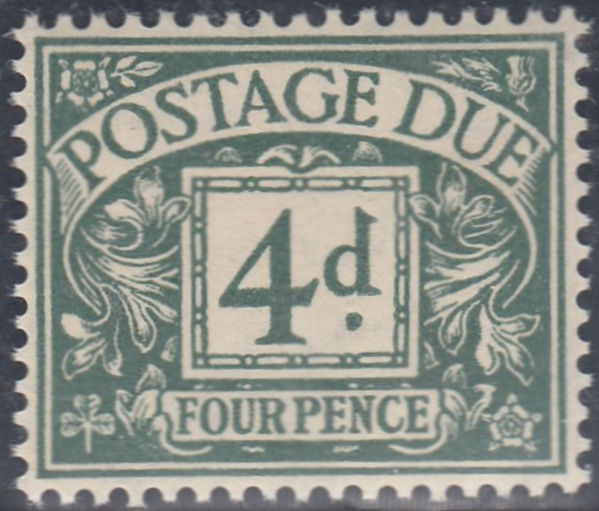 60051 - 1937 4d postage due (D 31). A fine unmounted o.g. ...