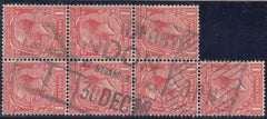 60352 - 1912 1d WATERMARK INVERTED AND REVERSED ex SHEET F...