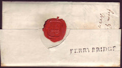 60845 - YORKSHIRE. 1829 letter dated March 10th Ferrybridg...