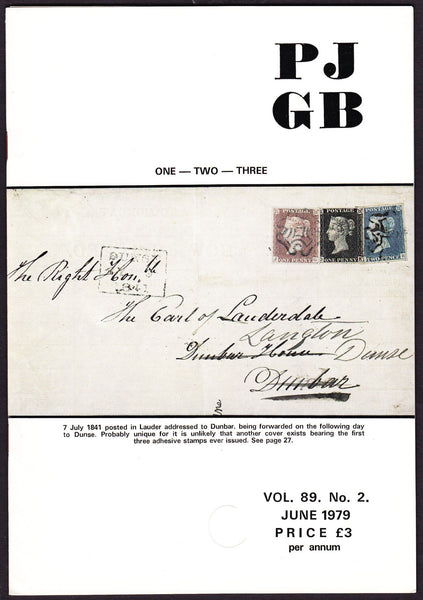 61557 - THE PHILATELIC JOURNAL OF GREAT BRITAIN. Volume 89...