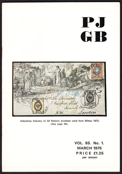 61576 - THE PHILATELIC JOURNAL OF GREAT BRITAIN. Vol. 85. ...