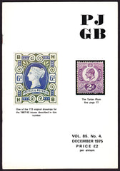 61579 - THE PHILATELIC JOURNAL OF GREAT BRITAIN. Vol. 85. ...