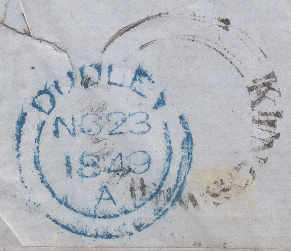 62551 - BLUE '263' NUMERAL OF DUDLEY (WORCS) ON COVER (SPEC B1xb).