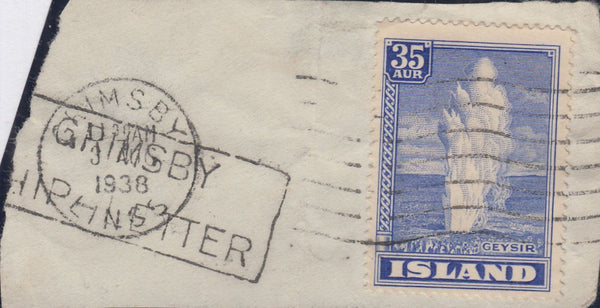 62610 - 1938 LINCS/'GRIMSBY SHIP LETTER'. Piece...