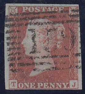 63189 - Pl.151 (TJ)(SG8). 1852 1d imperf pl. 151 lettered ...