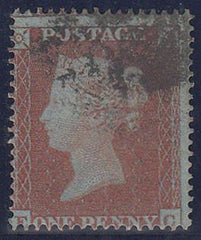 63389 - PL.180(EC)SG17). A used 1854 1d pl.180 S.C.16 (SG ...