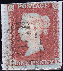 63392 - 1854 1d star plate 183 (SG 17). Fine used lettered...